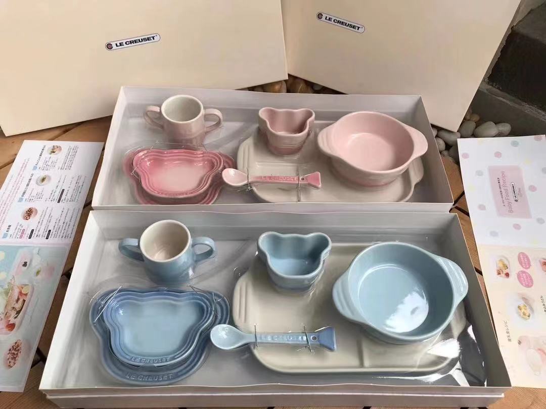 French Le Creuset Kids Giftset Dinnerware