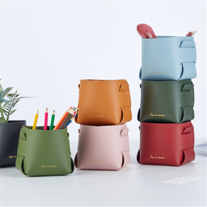Portia Leather Pen Holder