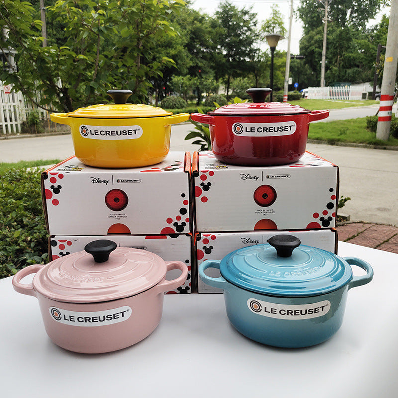 French LeCreuset Cast Iron Pot 24 26cm