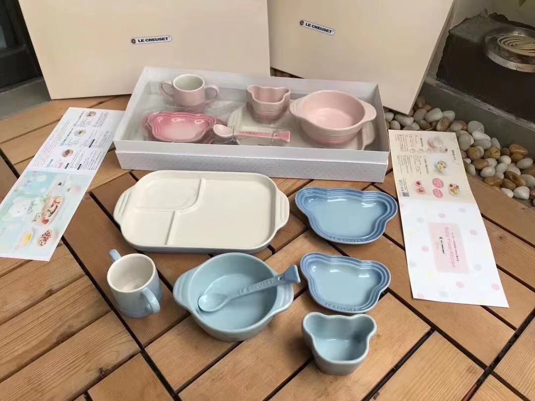 French Le Creuset Kids Giftset Dinnerware