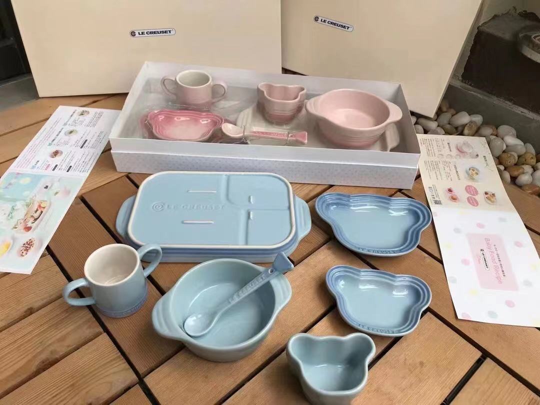 French Le Creuset Kids Giftset Dinnerware