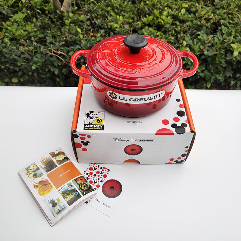 French LeCreuset Cast Iron Pot 24 26cm