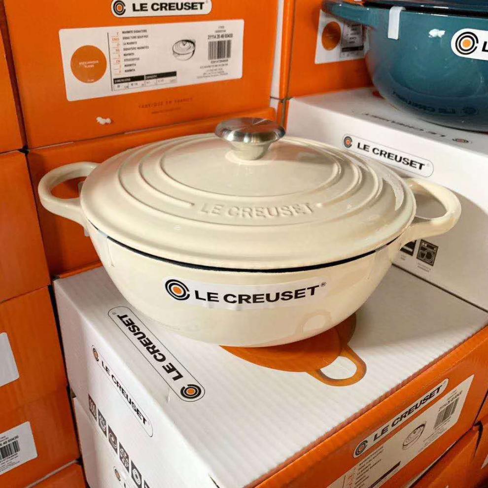 French LeCreuset Cast Iron Pot 24 26cm