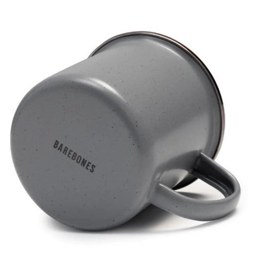 Barebones Living Enamel Cup set of 2 - Slate Gray