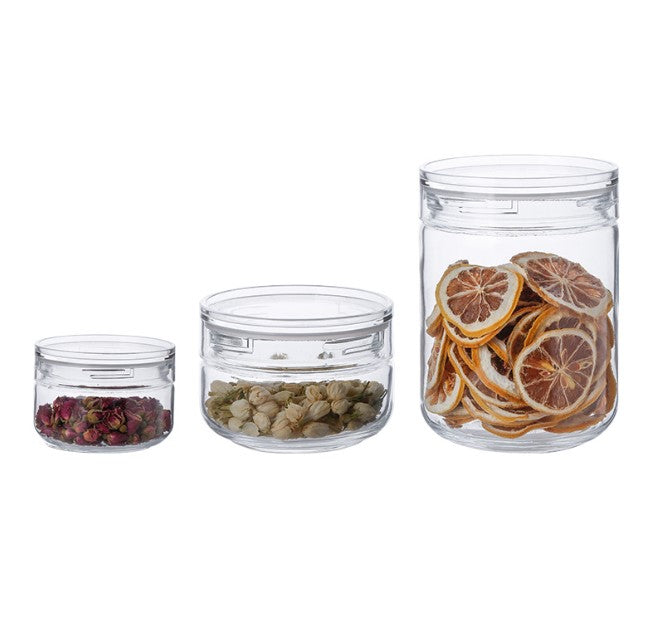 Hogyo Bucca Clear Glass Pantry Jar