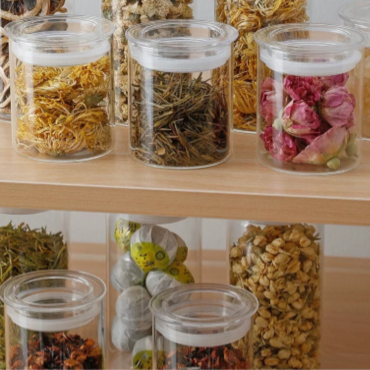 Hogyo Bucca Clear Glass Pantry Jar