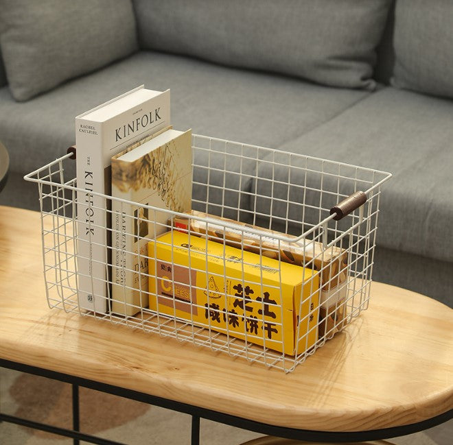 Kozo Large Wire Mesh Basket