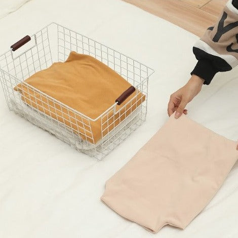 Kozo Large Wire Mesh Basket
