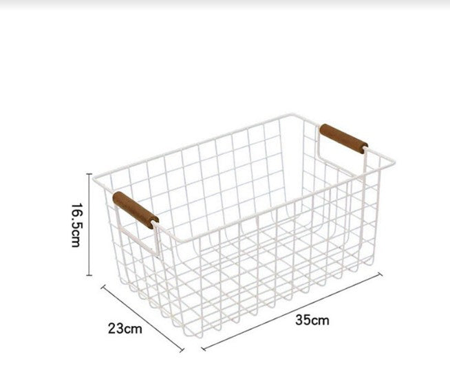 Kozo Medium Wire Mesh Basket