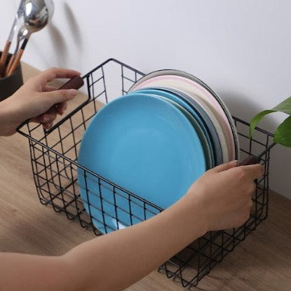 Kozo Medium Wire Mesh Basket
