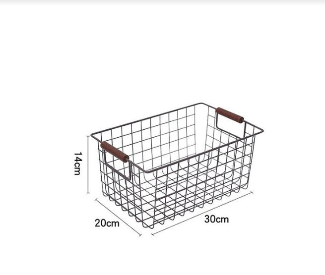 Kozo Small Wire Mesh Basket