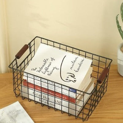 Kozo Small Wire Mesh Basket