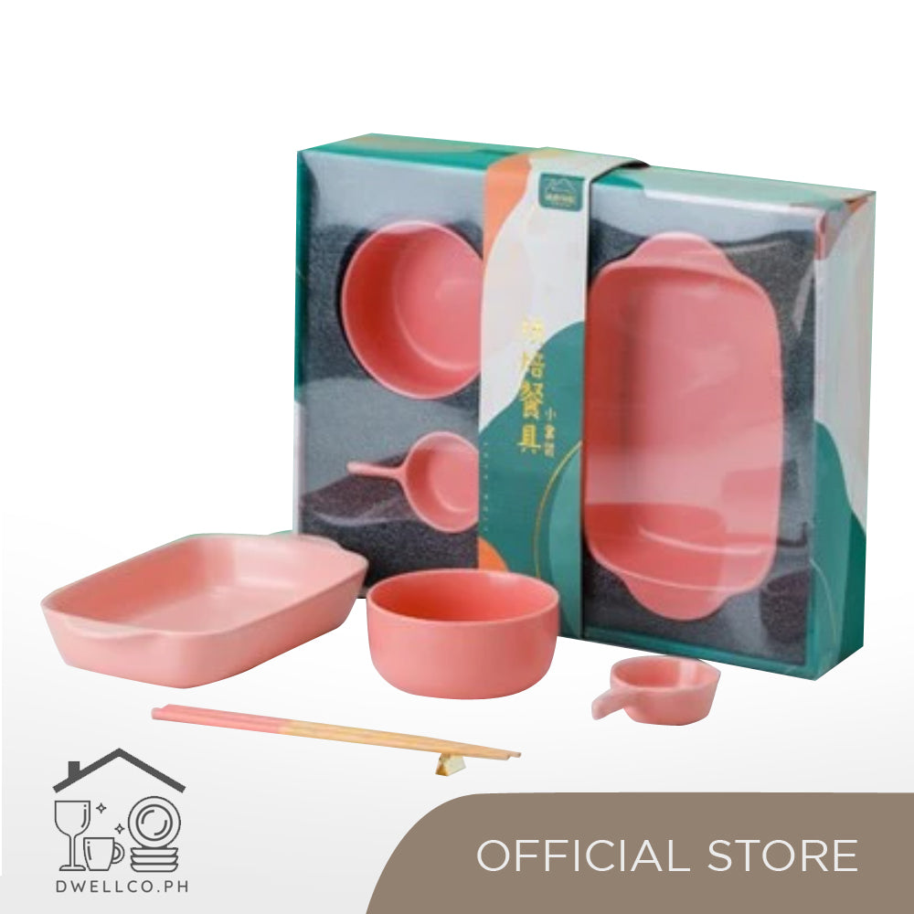 Martha Series Servingware in Blush- Set of 4