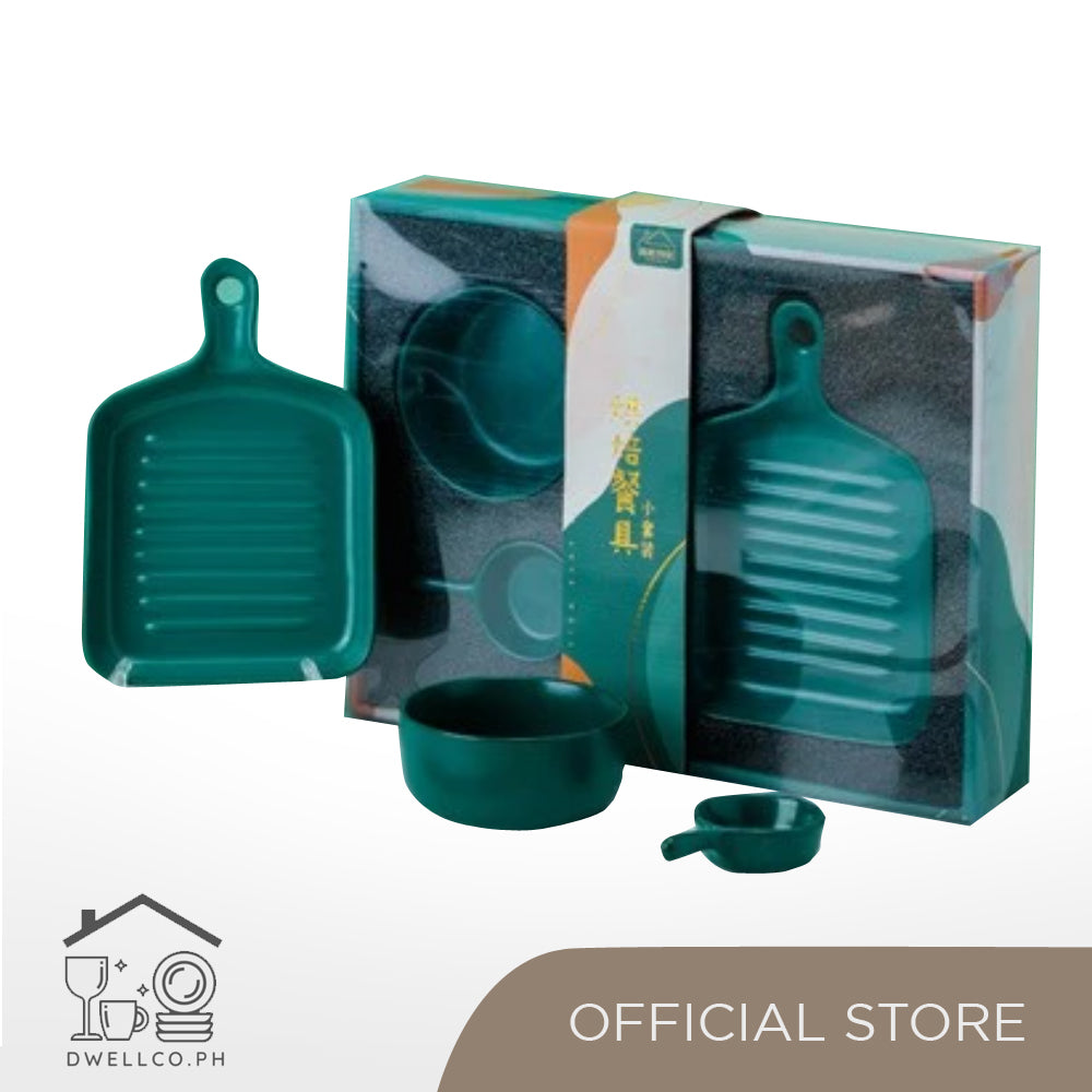 Martha Series Servingware in Mint- Set of 4