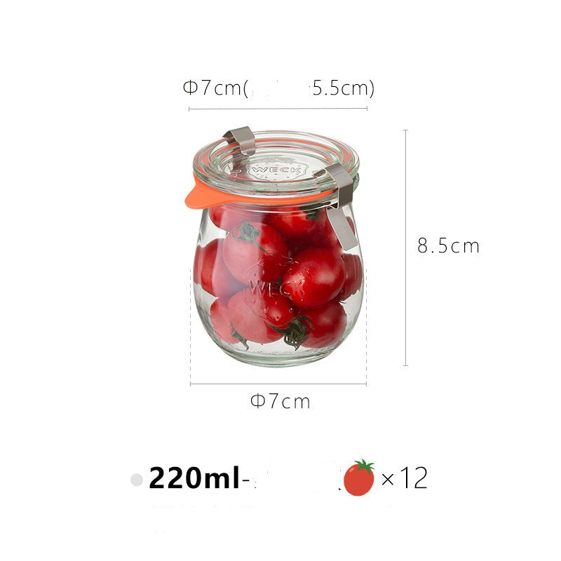 WECK TULIP Collection Glass Jar (Made in Germany)