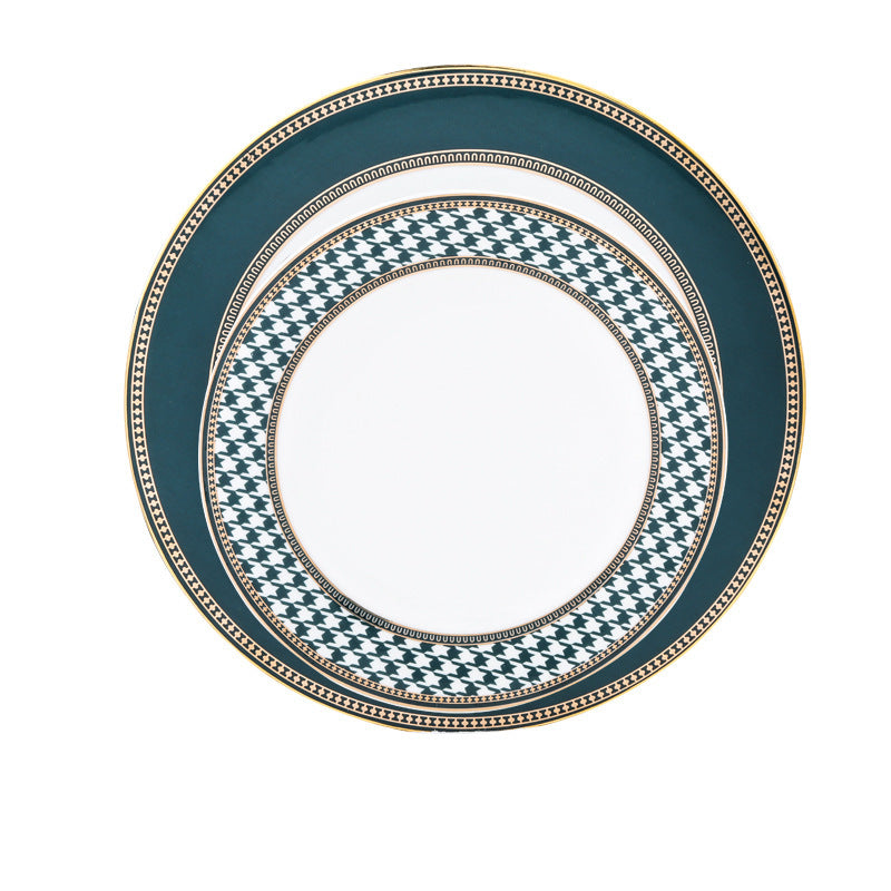Plaid Dinnerware Set