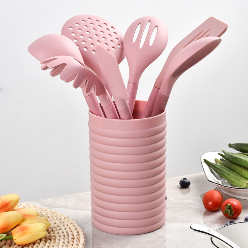 Yogu Silicone and Wood Kitchen Utensil Set