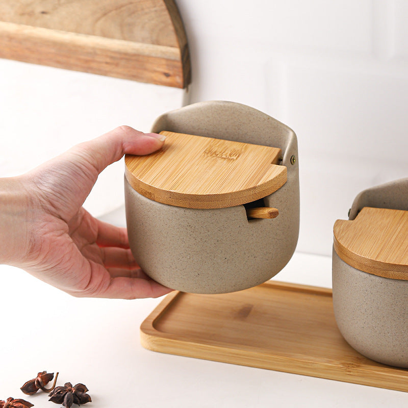 Set of 2 Hogyo Zen Condiment Jar