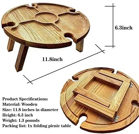 Wooden Susan Charcuterie Tray